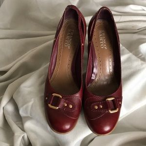Red Franco Sarto Heels